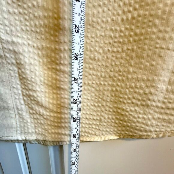 NWT Joe’s cotton short sleeves button up shirt in Ecru color. Size L - Picture 10 of 12